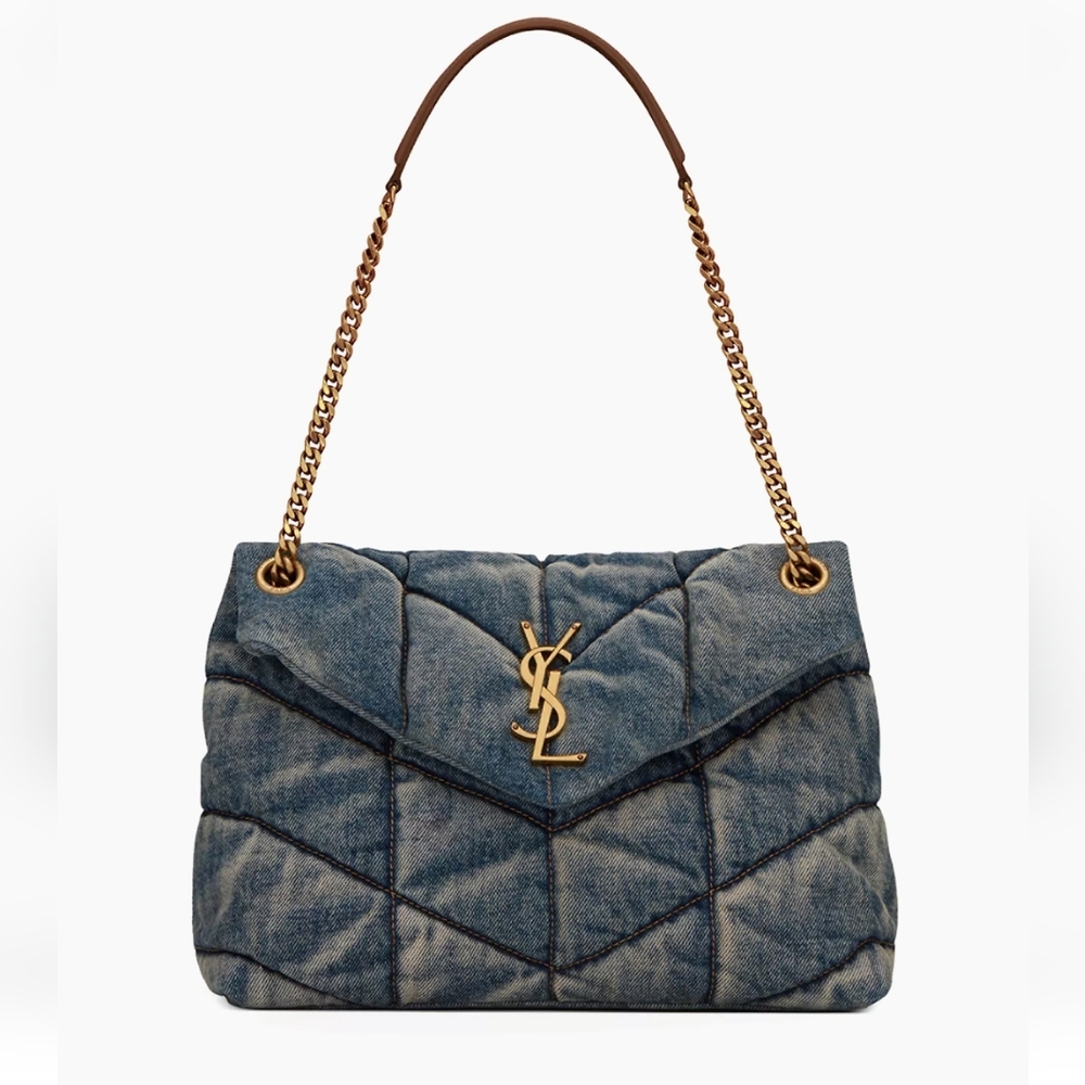 Saint Laurent Denim Puffer **READ DETAILS** - Picture 14 of 16
